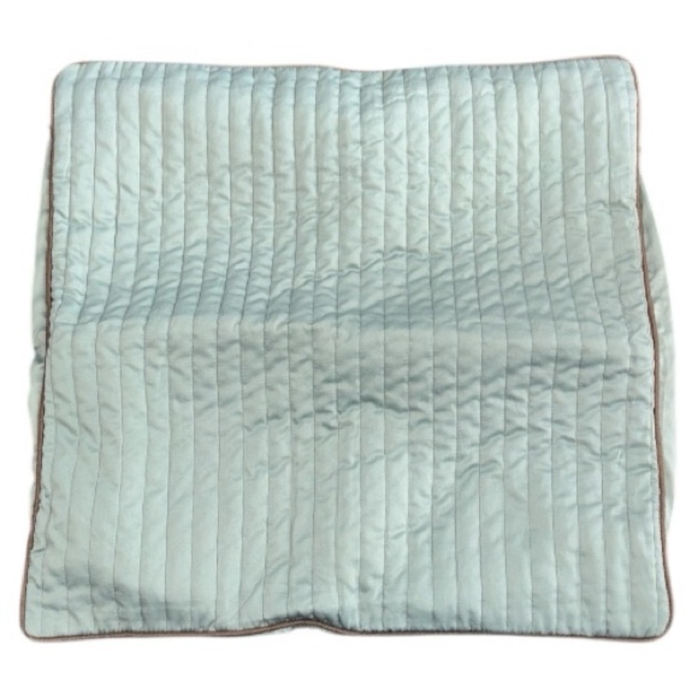 2 Madison Park Teal Blue Green Brown Quilted Pillow Cases Shams Bedding